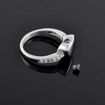 Load image into Gallery viewer, Silver Heart Urn Ring