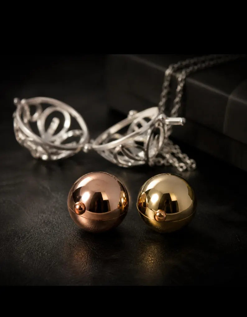 Elegant Memorial Starburst Urn Ball Necklace – Keepsake for Ashes