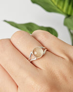 Load image into Gallery viewer, Custom Pet Fur Memorial Ring – Sterling Silver Keepsake Jewelry
