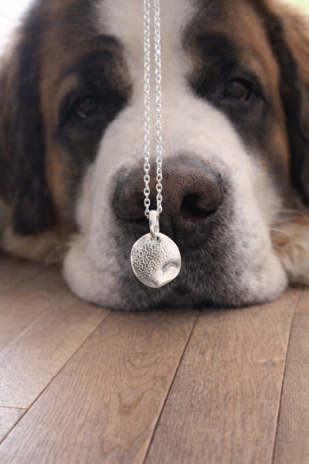 Pet Nose Print Pendant Necklace